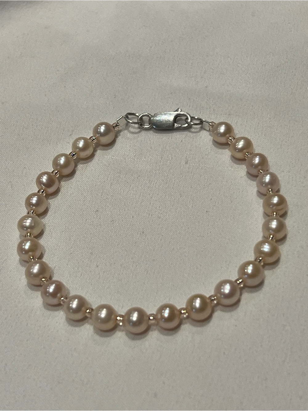 Freshwater Pearl Sterling silver bracelet